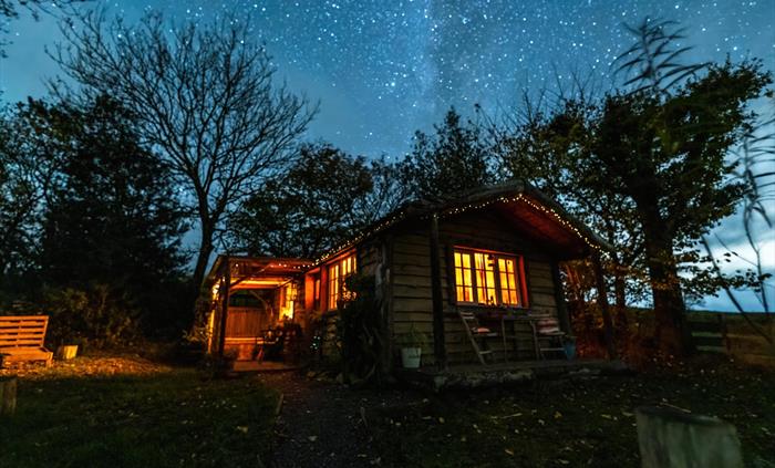 Enjoy stargazing when the sun goes down from anywhere in the garden we also have a specially designed stargazer's bench.